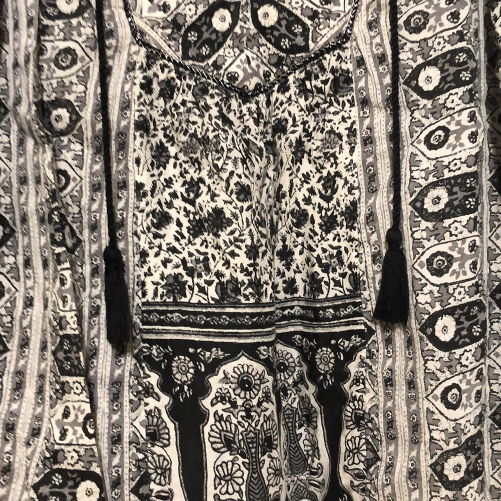 Lucky Brand Black/White Shirt Size Small - Picture 3 of 8